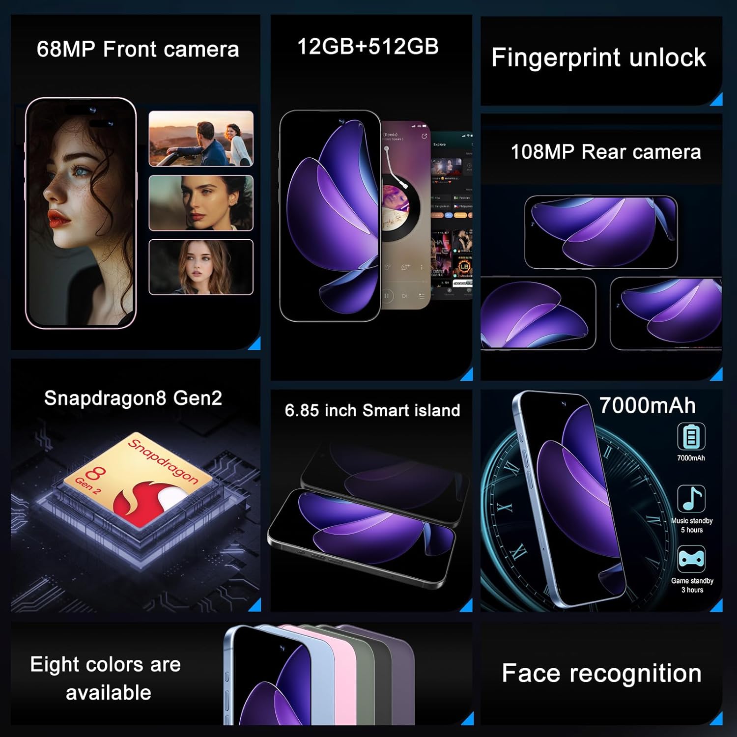 15Promax 5G Phone 12+512GB 