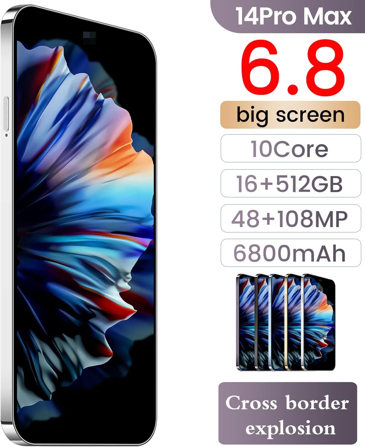 14 PromaX  16+512GB Android 13.0 with 128G 