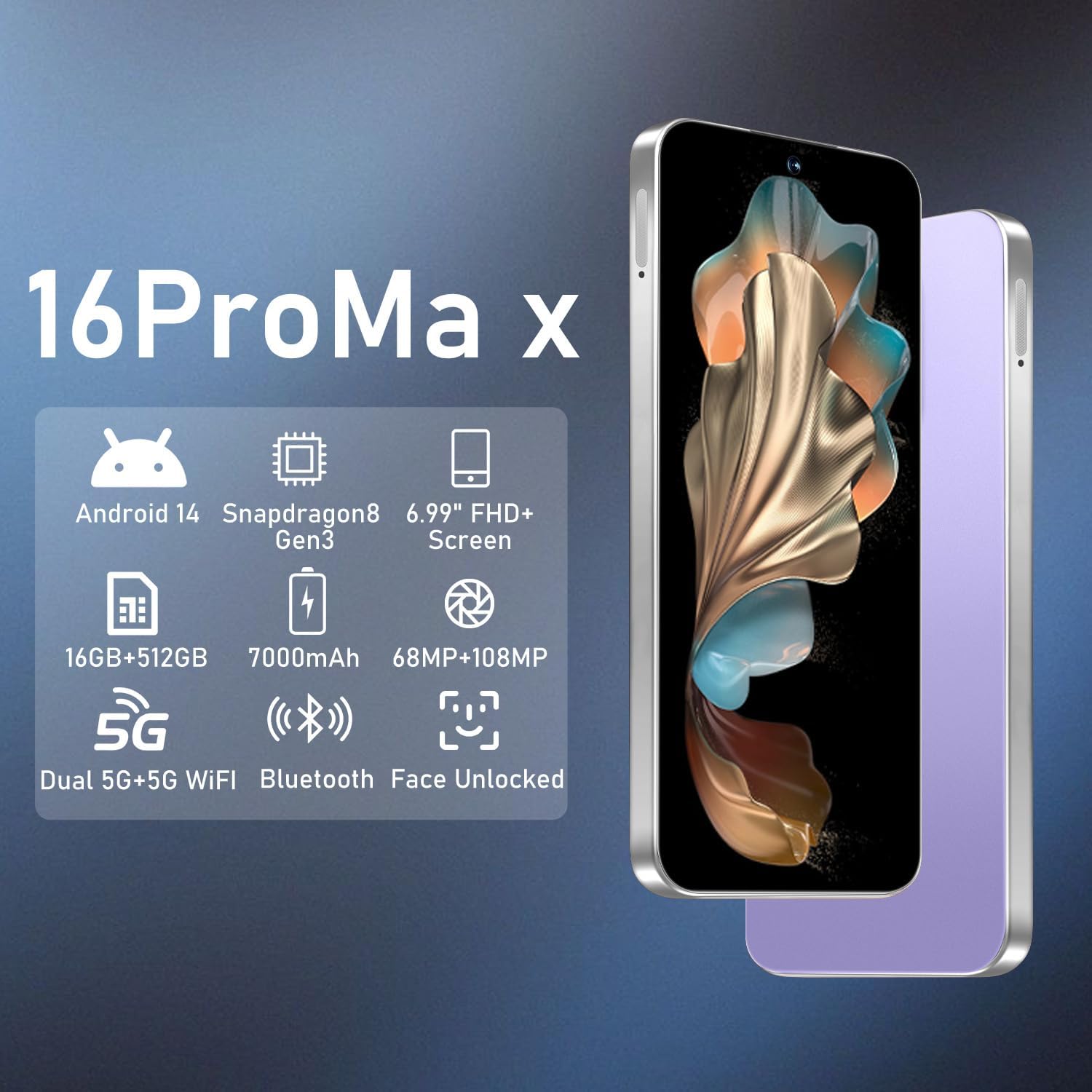 16PROMAX ,16+512Gb 