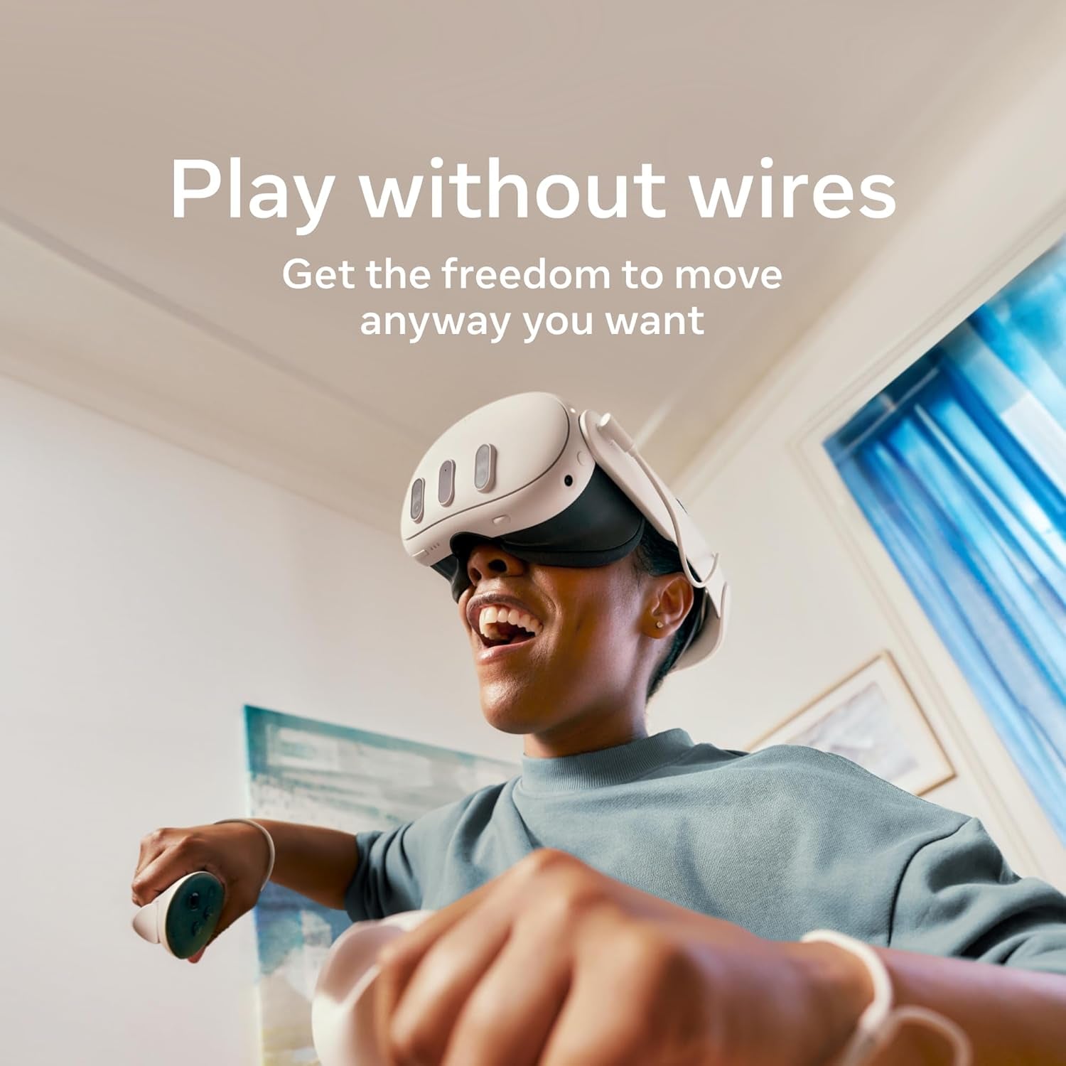 Quest 3 512GB | Thirty Percent Sharper Resolution — 2X Graphical Processing Power — Play without Wires — Get Batman: Arkham Shadow and a 3-Month Trial of  Horizon+ Included