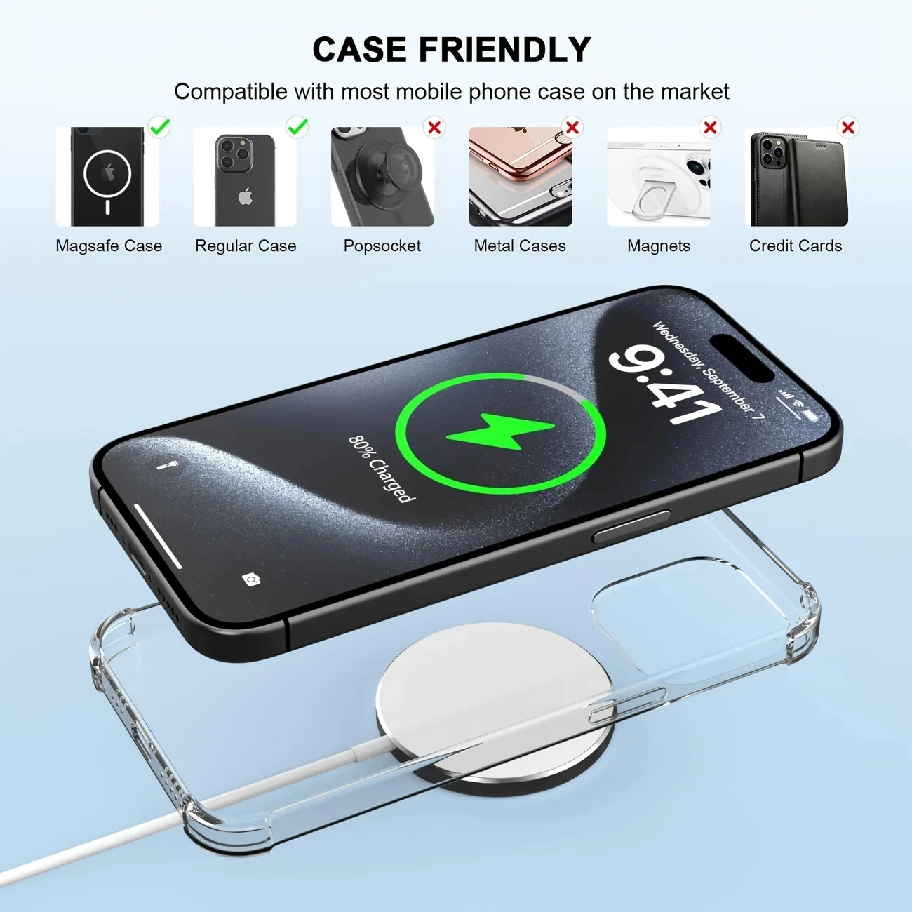 Magsafe Charger Xs Max Carga Inalambrica Carga Rápida Carga